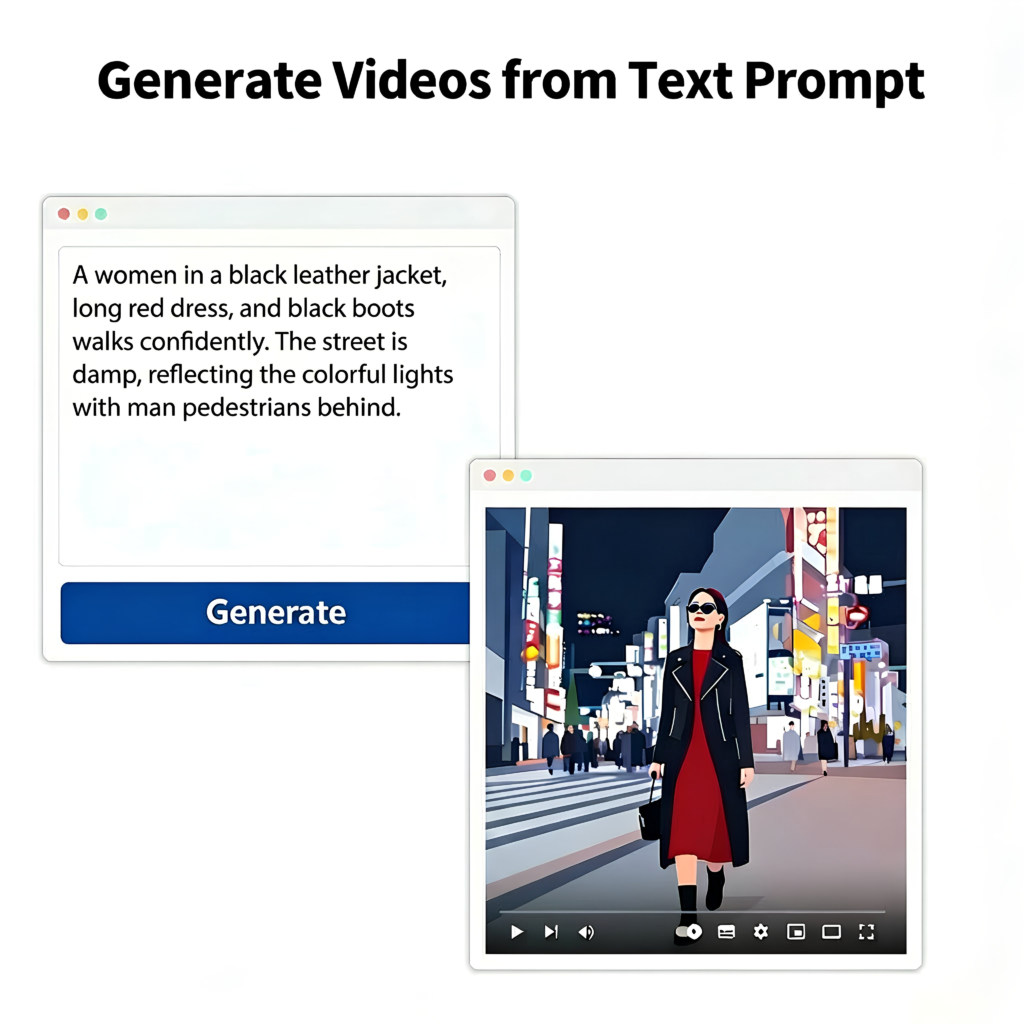 automateforme AI video generator dashboard showing automated video creation, scene generation, and AI-powered visuals.